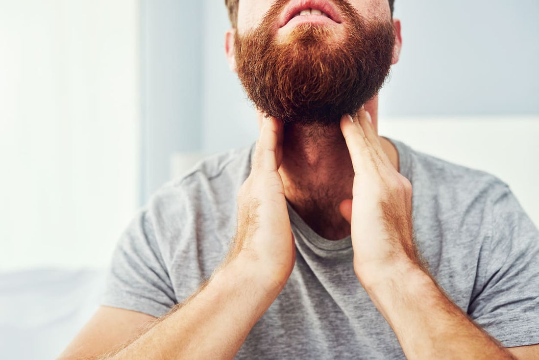 dry skin under beard