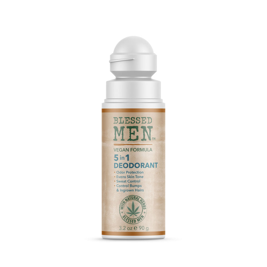 Men's Deodorant - Vegan Roll-On Deodorant - BLESSED MEN